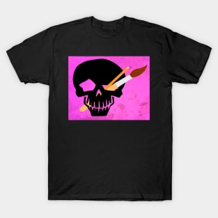 Artist Skull T-Shirt